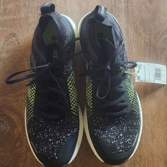 Adidas Terrex Two Ultra Primeblue Trail Running Shoes | Mens 9 | H69068 | Black main image 10